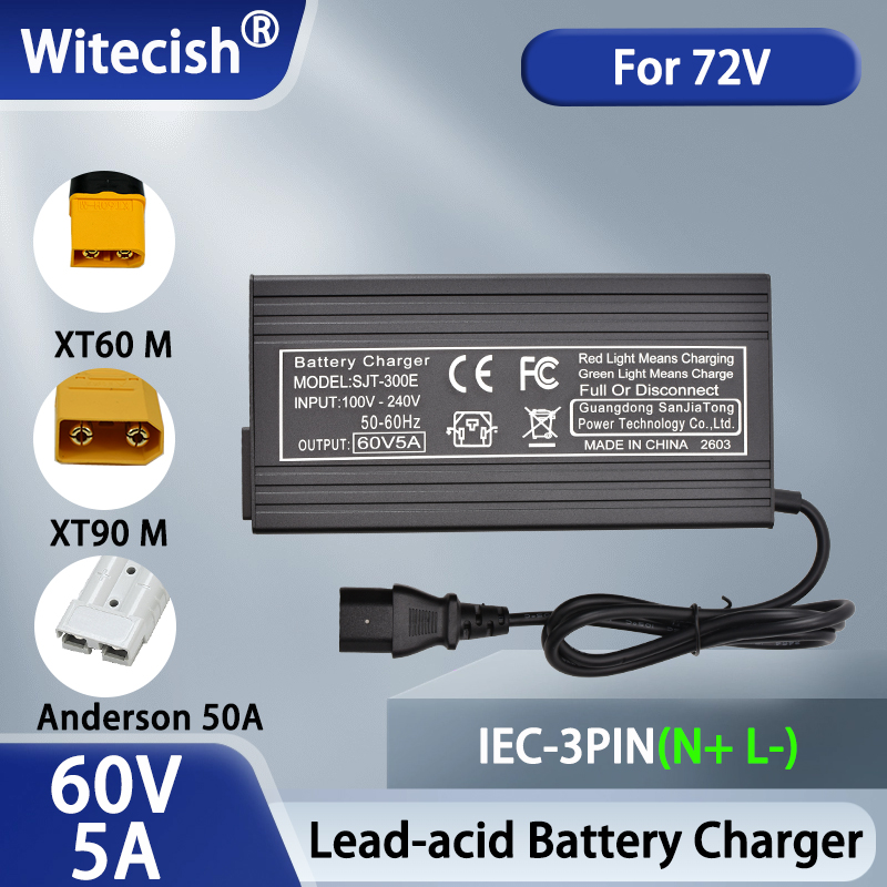 84V 20A Smart Charger - 60V 5A Hızlı Şarj Cihazı, İki